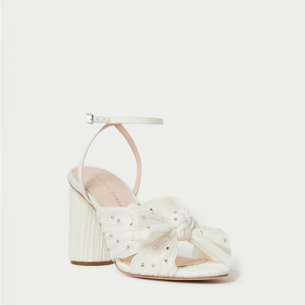 Loeffler Randall White Heeled Sandals - Picture 7 of 16